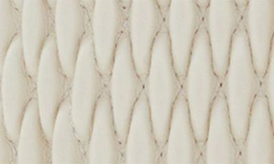Aldo Natalya Quilted Faux Leather Bucket Bag In Bone