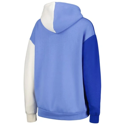 Shop Gameday Couture Royal Kansas Jayhawks Hall Of Fame Colorblock Pullover Hoodie