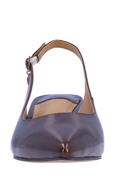 J. Reneé Shayanne Pointed Toe Slingback Pump In Bronze