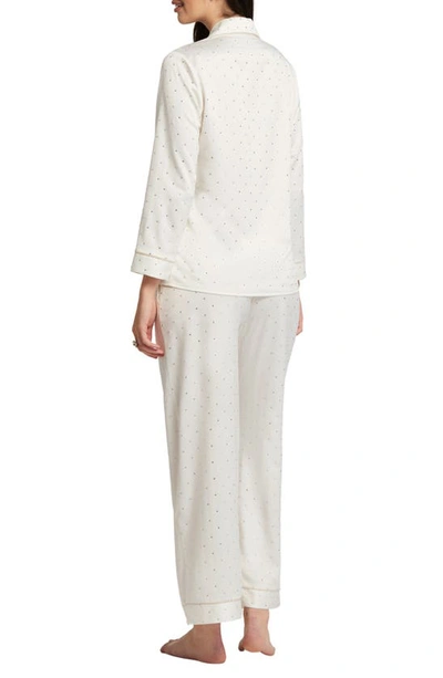 Shop Rya Collection Marilyn Crystal Pajamas In Ivory