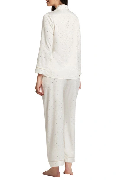Rya Collection Marilyn Crystal Pajamas In Ivory