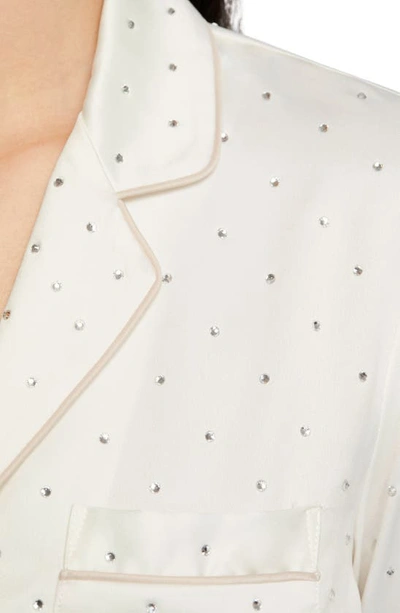 Rya Collection Marilyn Crystal Pajamas In Ivory