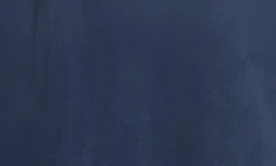Nydj Becky Recycled Polyester Georgette Popover Blouse In Oxford Navy
