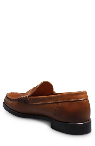 Allen Edmonds Newman Penny Loafer In Pecan