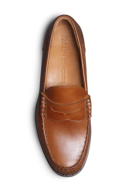 Allen Edmonds Newman Penny Loafer In Pecan