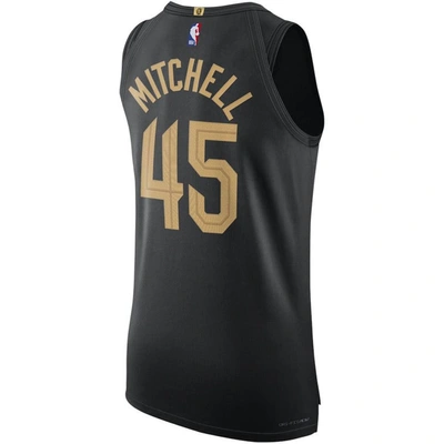 Shop Jordan Brand Donovan Mitchell Black Cleveland Cavaliers Authentic Player Jersey