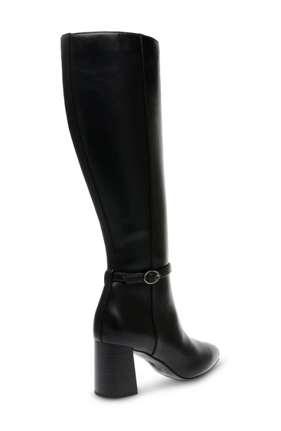 Shop Anne Klein Brenice Knee High Boot In Black Smooth