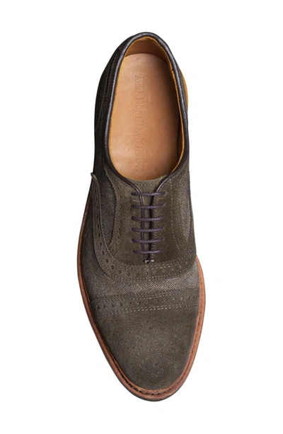 Shop Allen Edmonds Strandmok Cap Toe Oxford In Loden