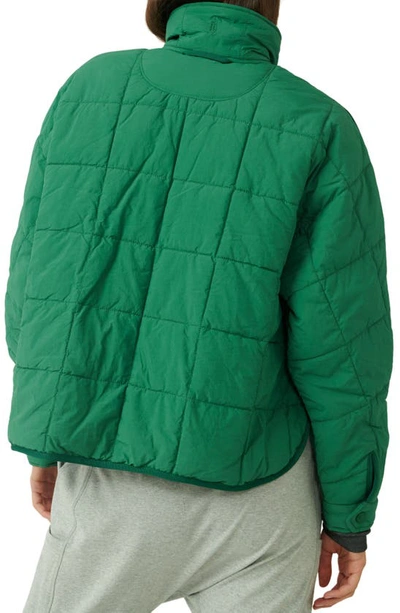 Fp Movement Pippa Packable Puffer Jacket In Viridian