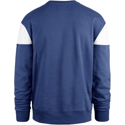 Shop 47 ' Blue New England Patriots Groundbreaker Onset Pullover Sweatshirt