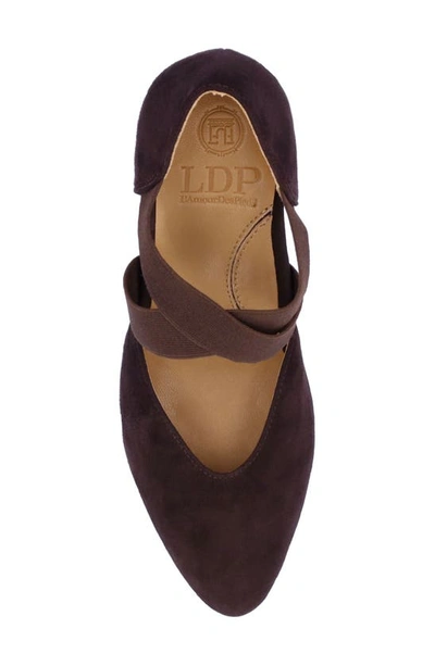L'amour Des Pieds Brackley Pump In Chocolate