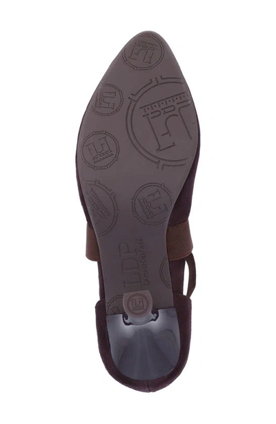L'amour Des Pieds Brackley Pump In Chocolate