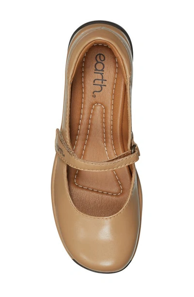 Shop Earth ® Tose Mary Jane Flat In Tan