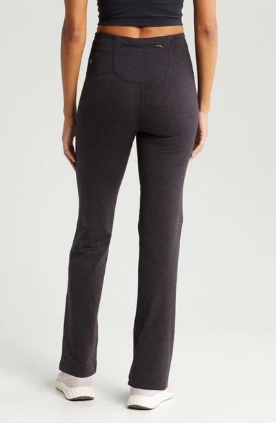 Zella Cozy Tech High Waist Straight Leg Leggings In Black