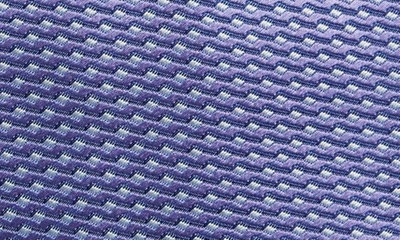 Eton Geo Silk Tie In Dark Purple