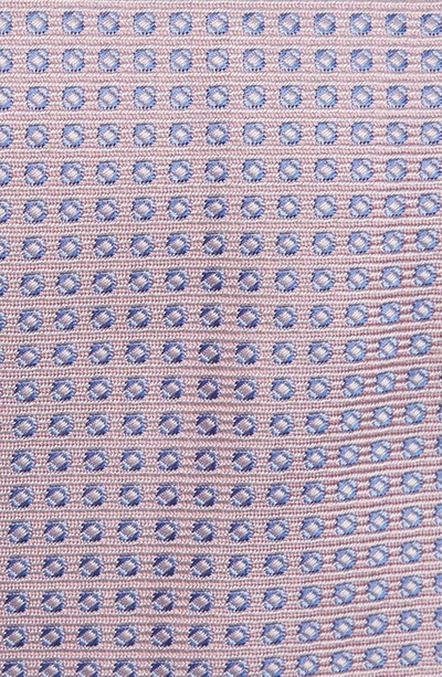 Shop Eton Microdot Silk Tie In Medium Pink
