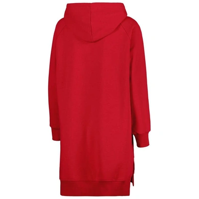 Shop Gameday Couture Crimson Indiana Hoosiers Take A Knee Raglan Hooded Sweatshirt Dress