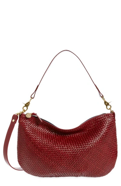 Clare V. Leather Shoulder Bag - Red Shoulder Bags, Handbags