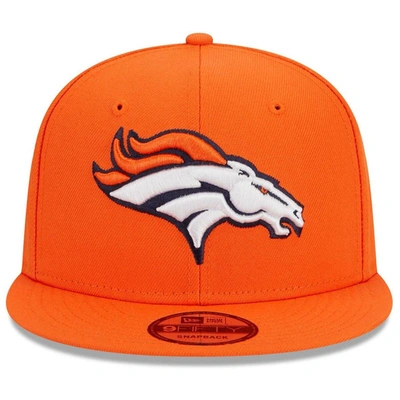 Shop New Era Unisex   Orange Denver Broncos The Nfl Asl Collection By Love Sign Side Patch 9fifty Snapback