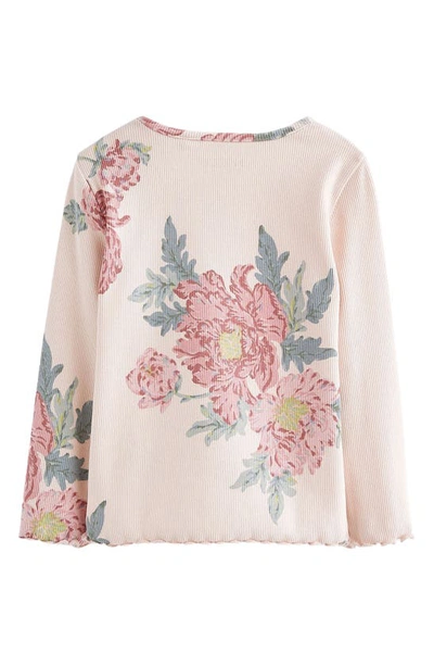 Shop Next Kids' Assorted 5-pack Ribbed Tops In Pink