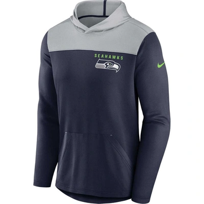 Shop Nike Navy Seattle Seahawks Fan Gear Pullover Hoodie