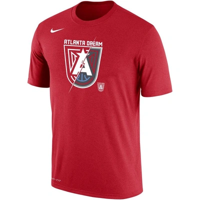 Shop Nike Unisex  Red Atlanta Dream Split Logo Performance T-shirt