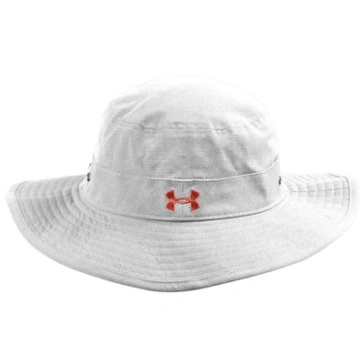 Shop Under Armour White Maryland Terrapins Performance Boonie Bucket Hat