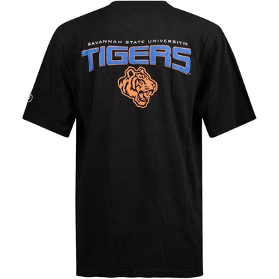 Shop Fisll Black Savannah State Tigers Applique T-shirt