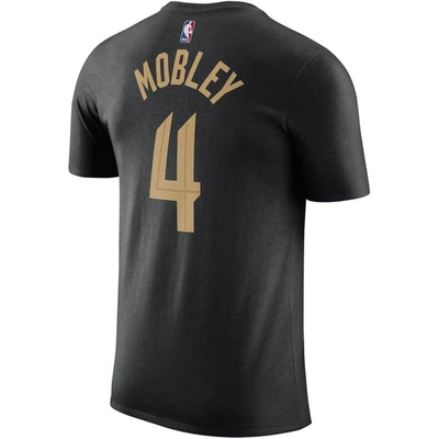 Shop Jordan Brand Evan Mobley Black Cleveland Cavaliers 2022/23 Statement Edition Name & Number T-shirt