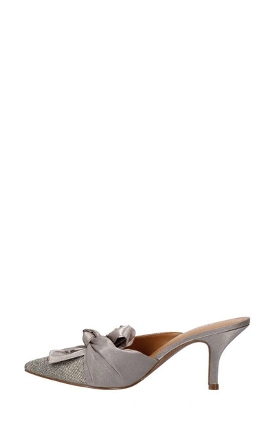 Shop J. Reneé Mianna Kitten Heel Pointed Toe Mule In Pewter