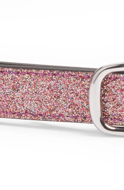 Shop Open Edit Lexi Glitter Skinny Belt In Purple Combo
