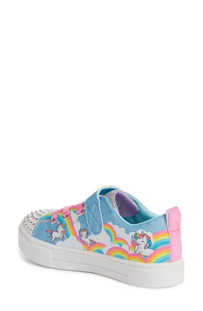 Shop Skechers Twinkle Sparks Light-up Sneaker In Blue/ Multi