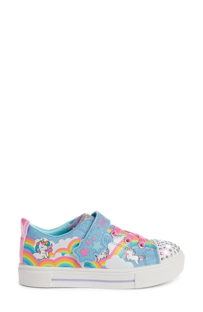 Shop Skechers Twinkle Sparks Light-up Sneaker In Blue/ Multi