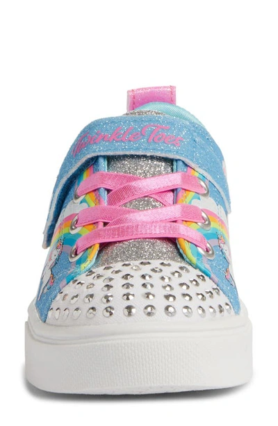 Shop Skechers Twinkle Sparks Light-up Sneaker In Blue/ Multi