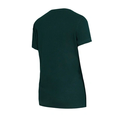 Shop Concepts Sport Green/black Michigan State Spartans Arctic T-shirt & Flannel Pants Sleep Set