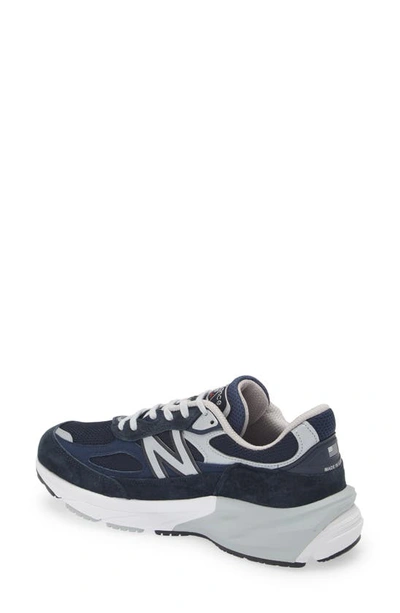 Shop New Balance 990v6 Core Running Shoe In Navy/ Navy