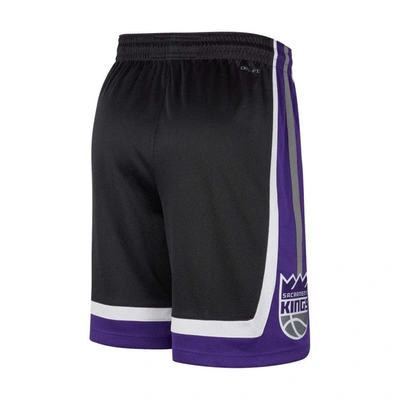 Shop Nike Black Sacramento Kings Swingman Icon Edition Shorts