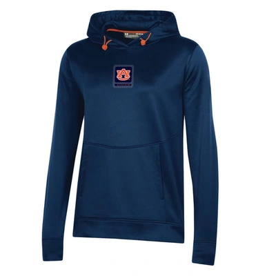Shop Under Armour Navy Auburn Tigers 2023 Sideline Performance Pullover Hoodie