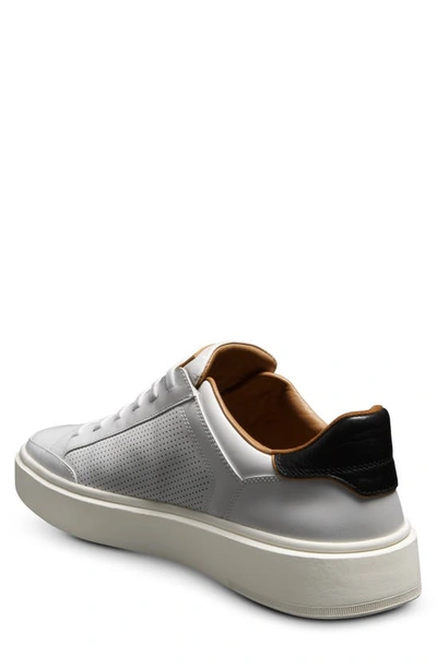 Allen Edmonds Oliver Perforated Sneaker In White