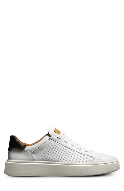Allen Edmonds Oliver Perforated Sneaker In White