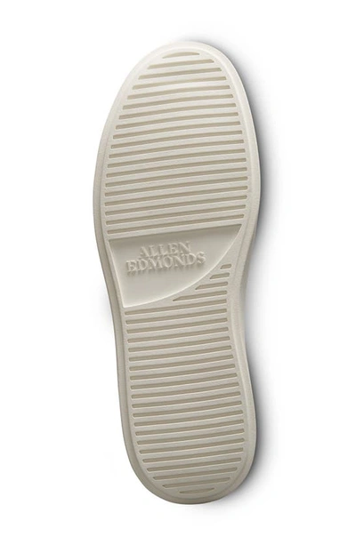 Allen Edmonds Oliver Perforated Sneaker In White