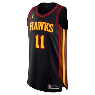 Shop Jordan Brand Trae Young Black Atlanta Hawks Authentic Player Jersey