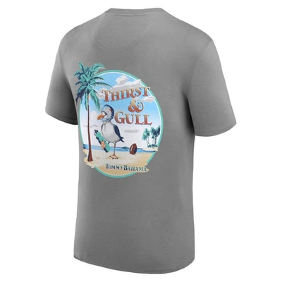 Shop Tommy Bahama Gray Wisconsin Badgers Thirst & Gull T-shirt