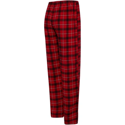 Shop College Concepts Red/black Atlanta Hawks Arctic T-shirt & Pajama Pants Sleep Set
