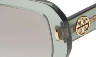 Shop Tory Burch 55mm Cat Eye Sunglasses In Grey