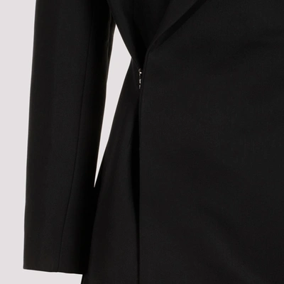 Shop Egonlab Double Breasted Blazer Jacket In Black