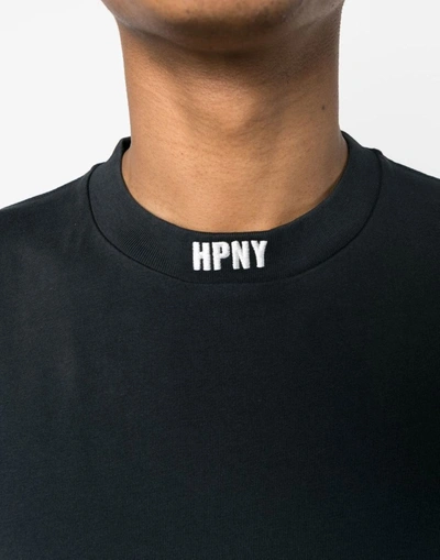 Shop Heron Preston Hpny Logo T-shirt In Black