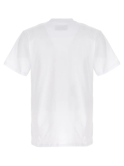 Shop Philipp Plein Logo Plaque T-shirt In White