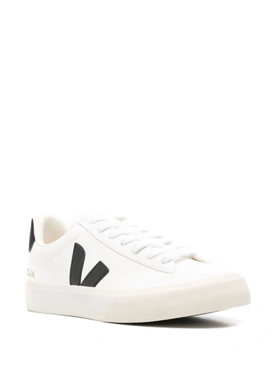 Shop Veja Campo Sneakers In White