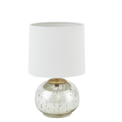 Shop Home Outfitters Silver Table Lamp, Great For Bedroom, Living Room, Casual